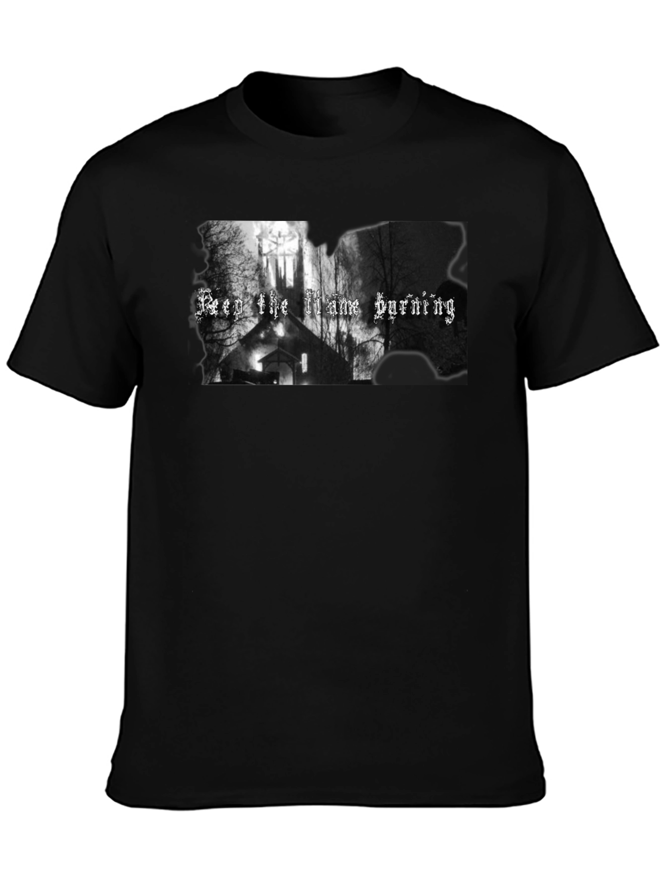 Keep the Flame Burning Gothic T-Shirt
