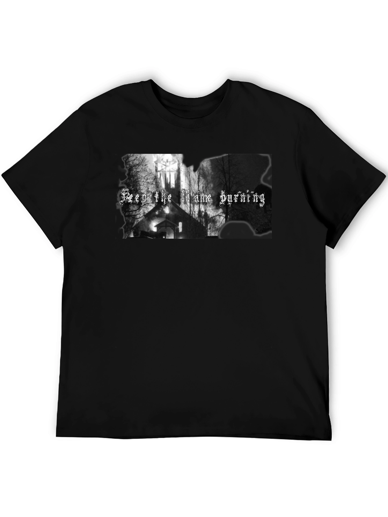 Keep the Flame Burning Gothic T-Shirt