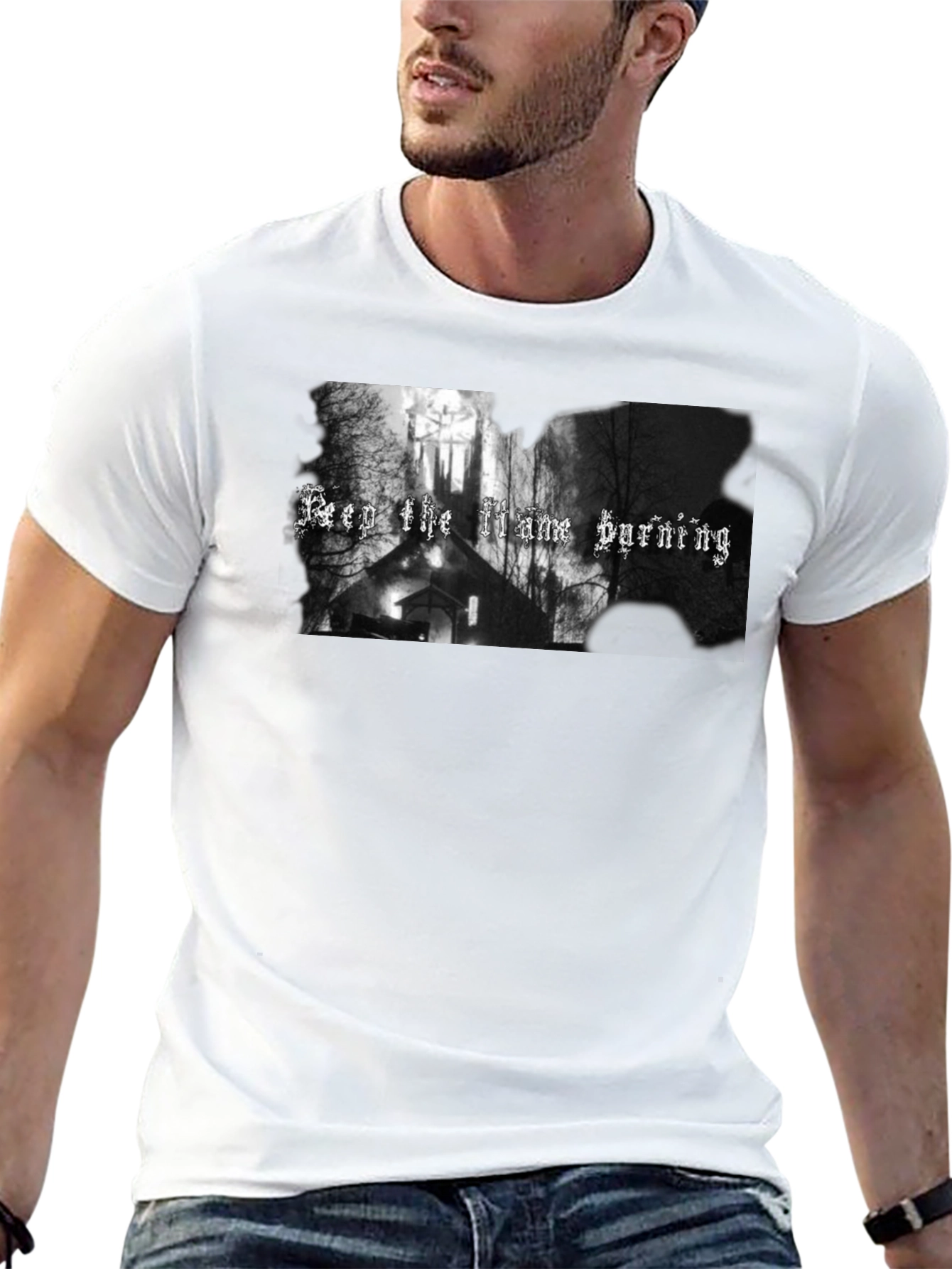 Keep the Flame Burning Gothic T-Shirt