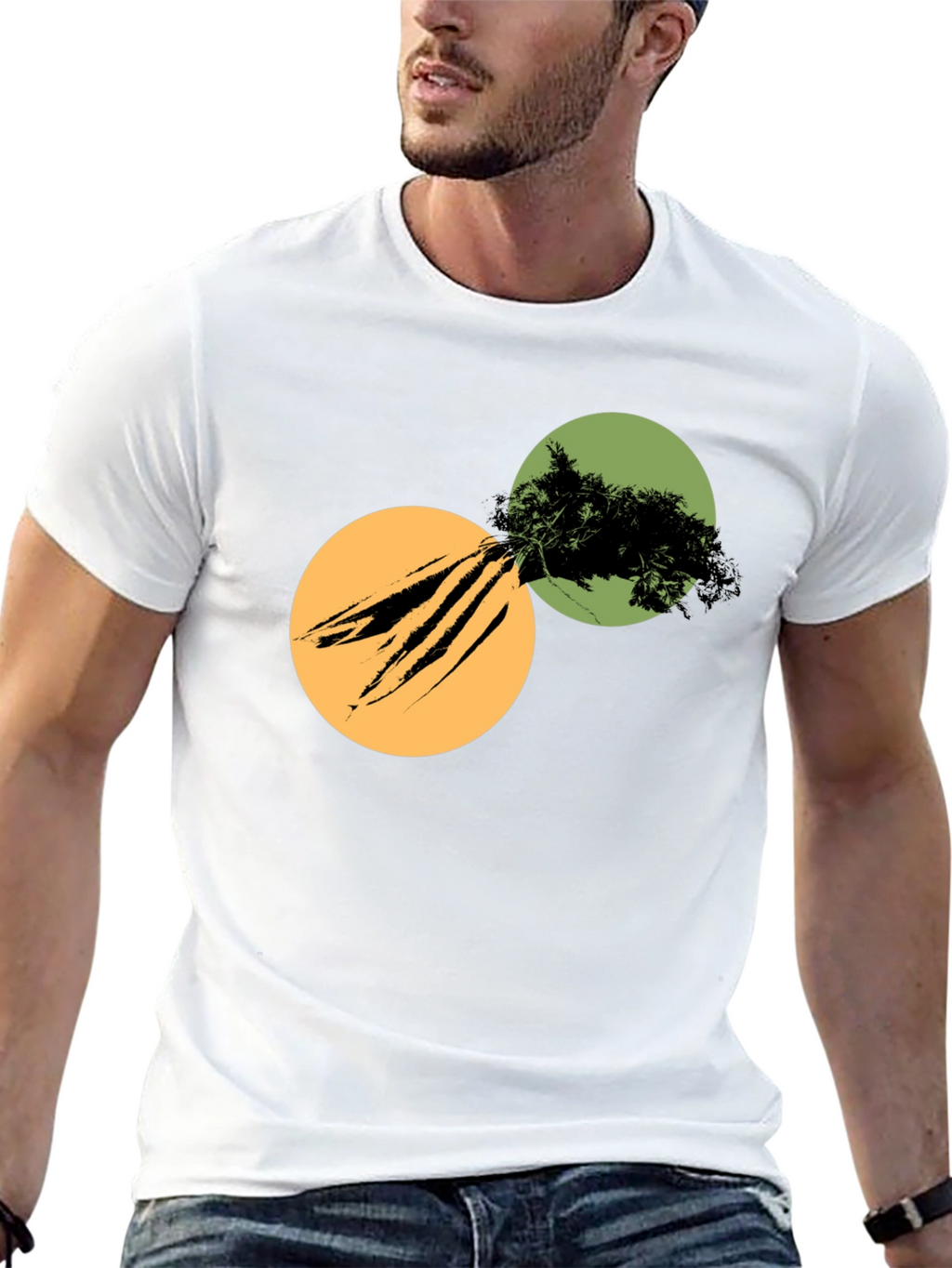 Abstract Graphic Print T-Shirt - Modern Style