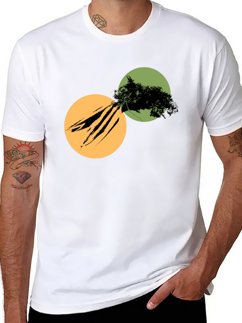 Abstract Graphic Print T-Shirt - Modern Style