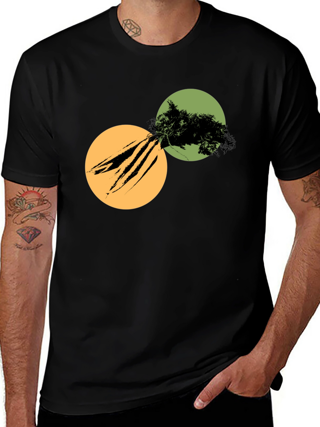 Abstract Graphic Print T-Shirt - Modern Style
