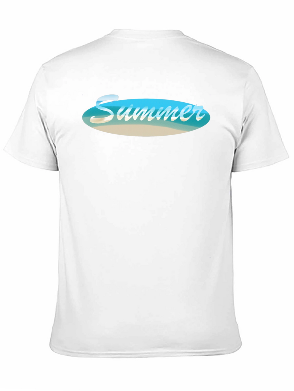 Summer Beach Vibe Black T-Shirt