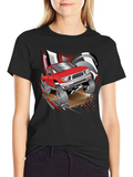 Red Truck Graphic T-Shirt - Off Road Design