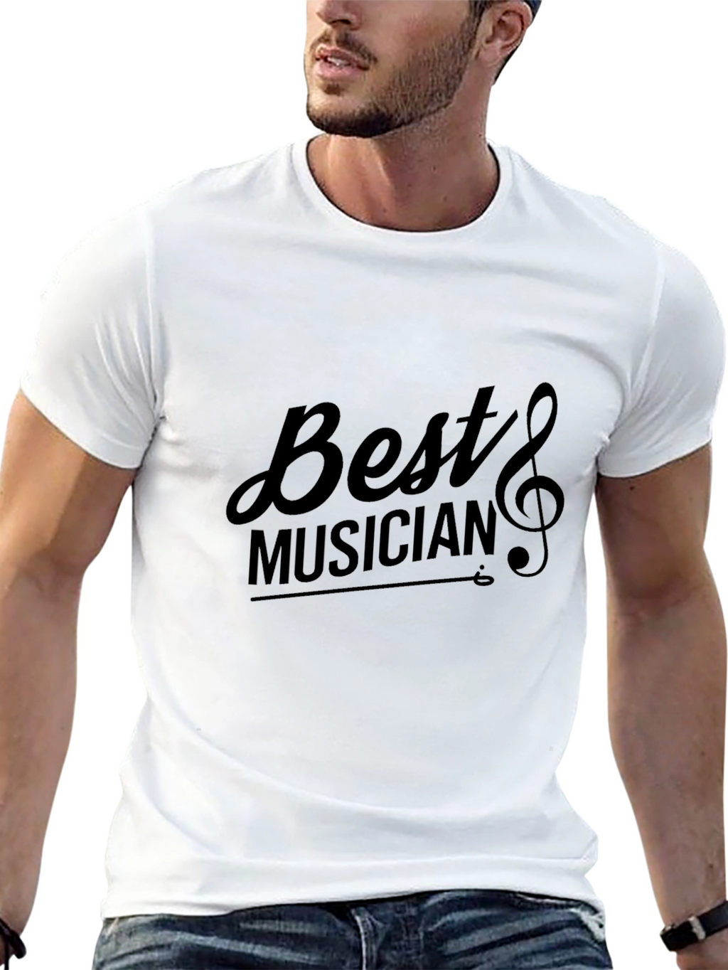 Best Musician Black Graphic T-Shirt