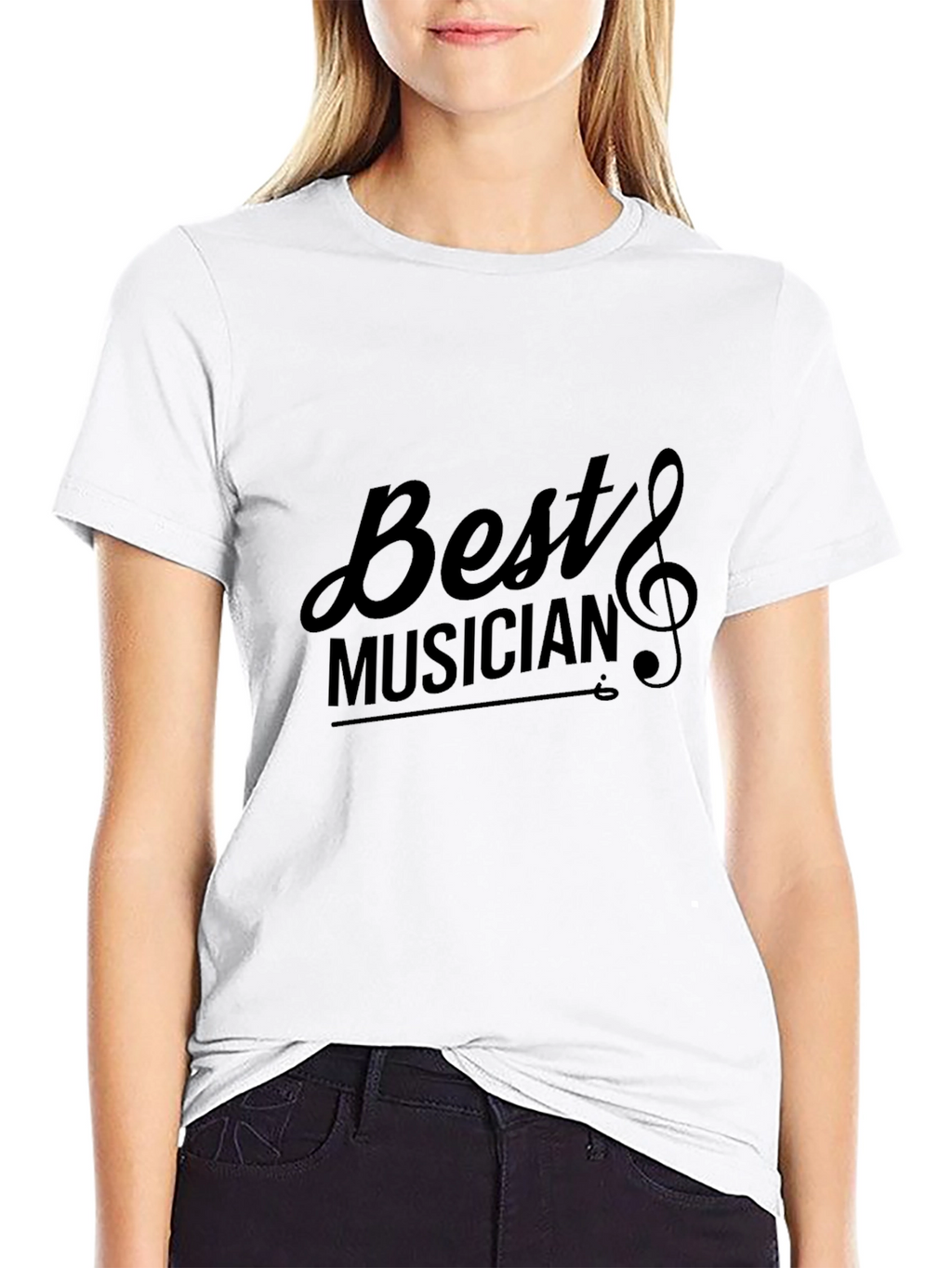 Best Musician Black Graphic T-Shirt