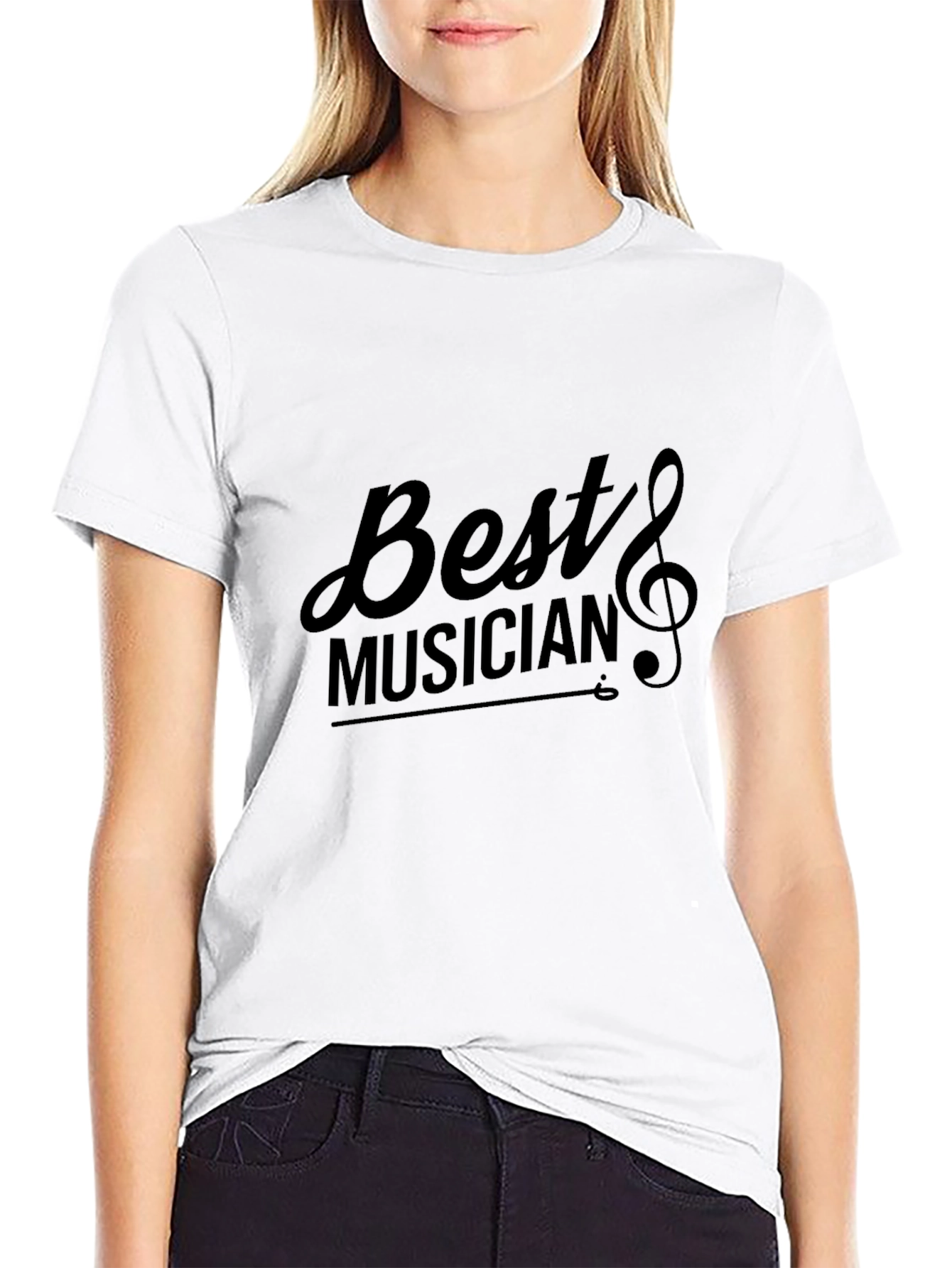 Best Musician Black Graphic T-Shirt