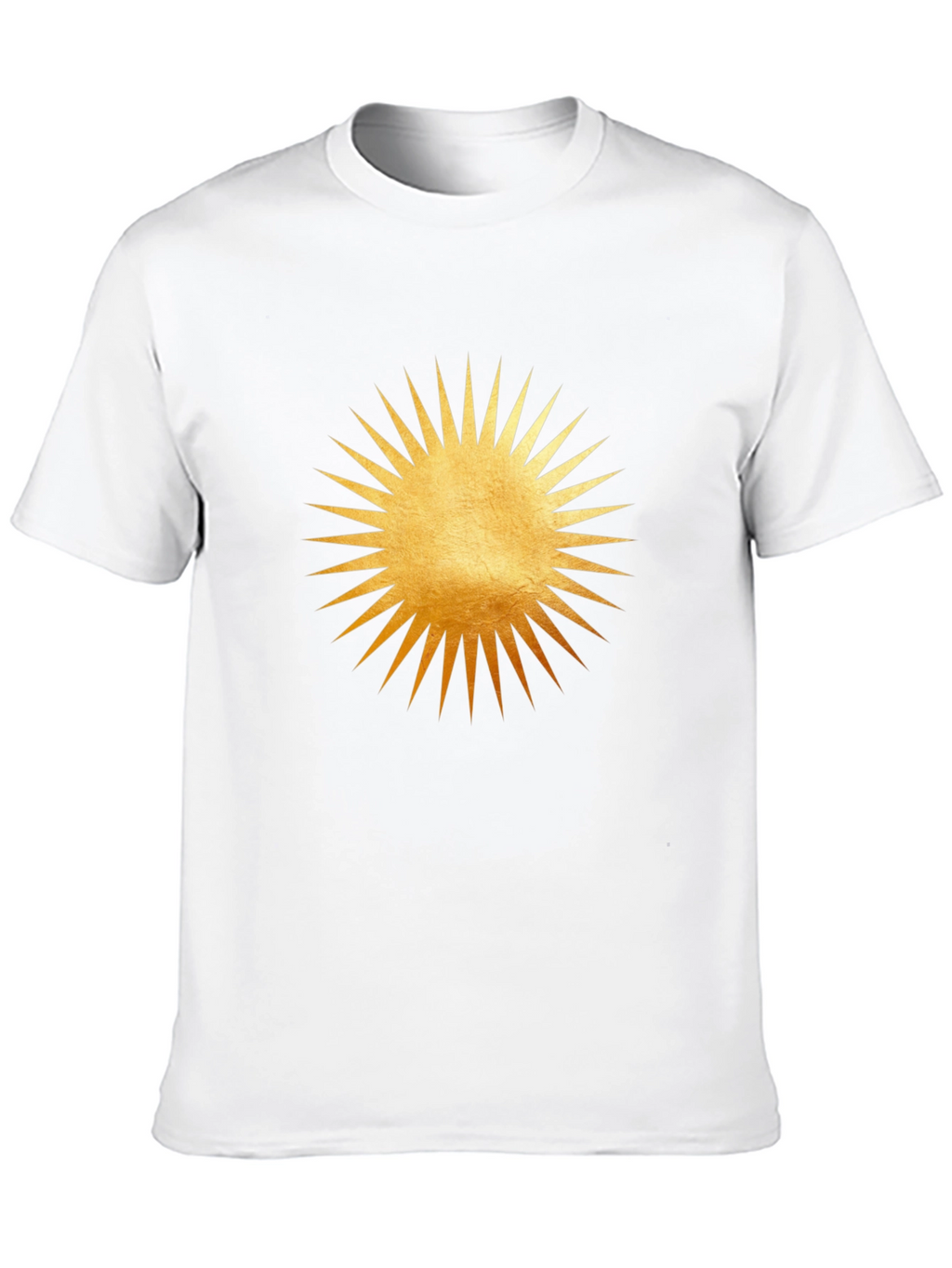 Radiant Sun Graphic Tee - Black Cotton Comfort