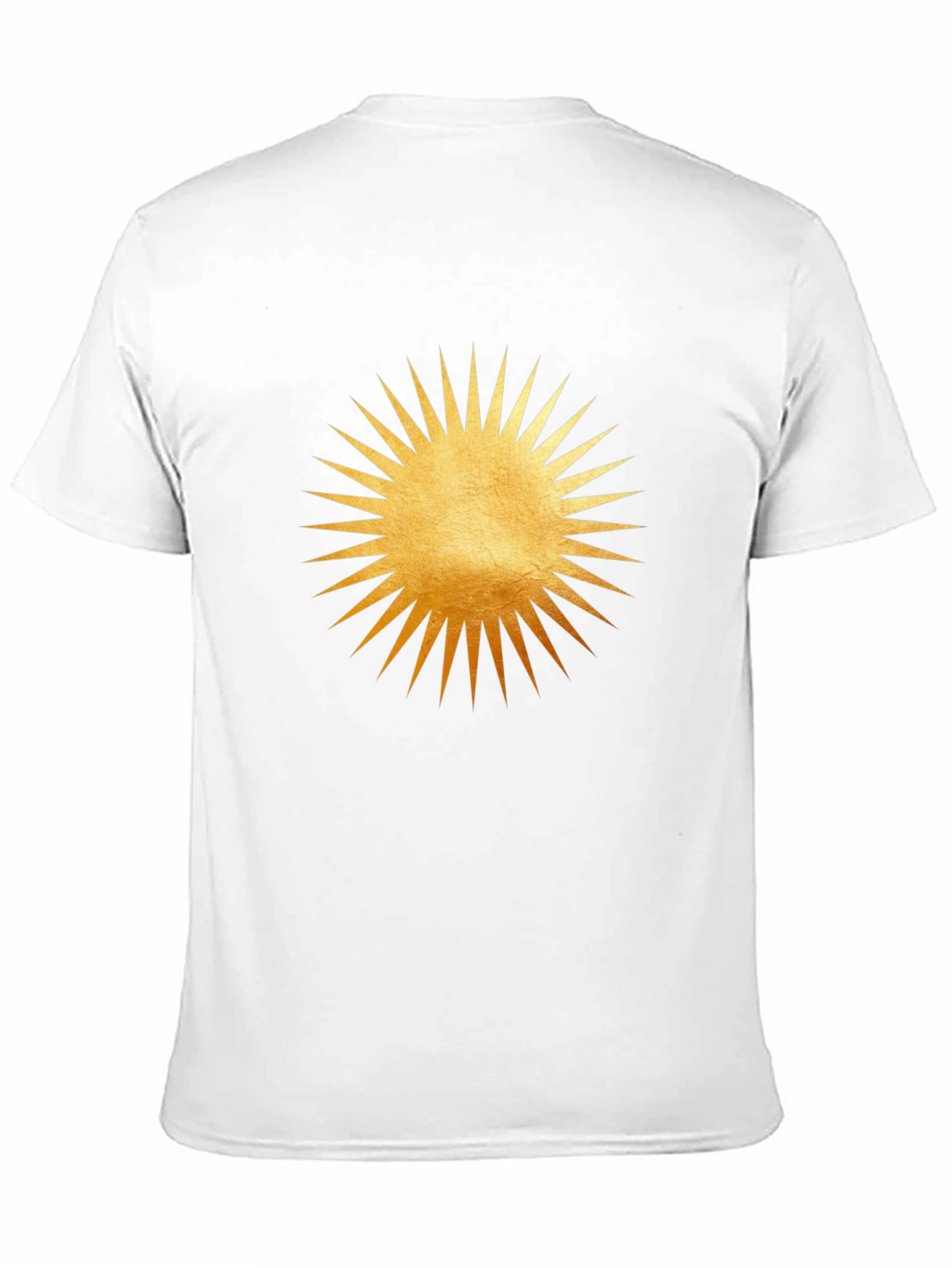 Radiant Sun Graphic Tee - Black Cotton Comfort