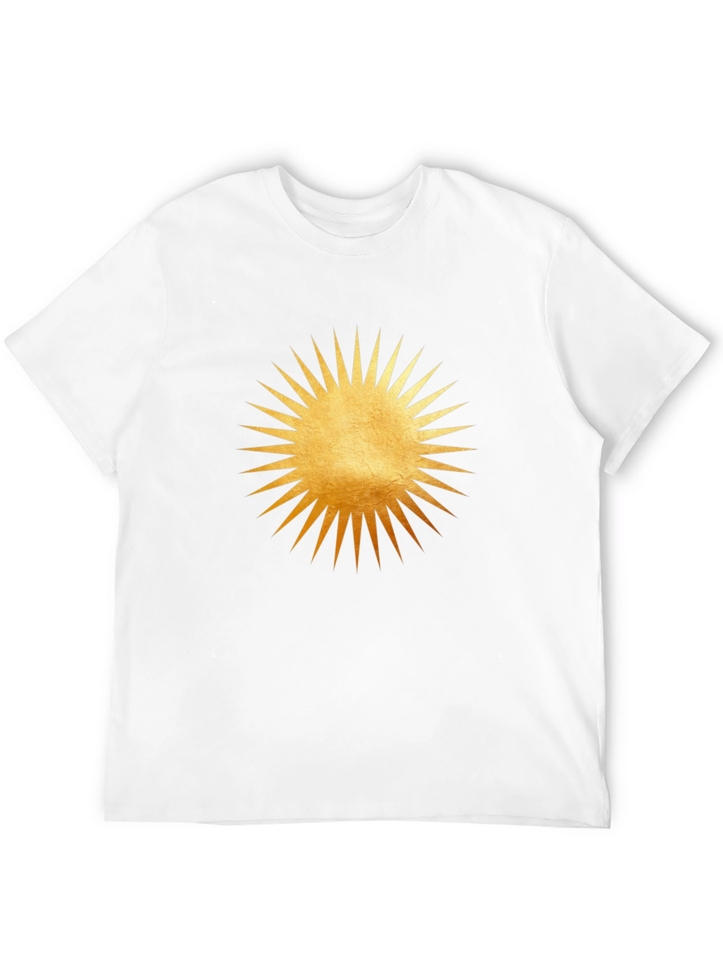 Radiant Sun Graphic Tee - Black Cotton Comfort