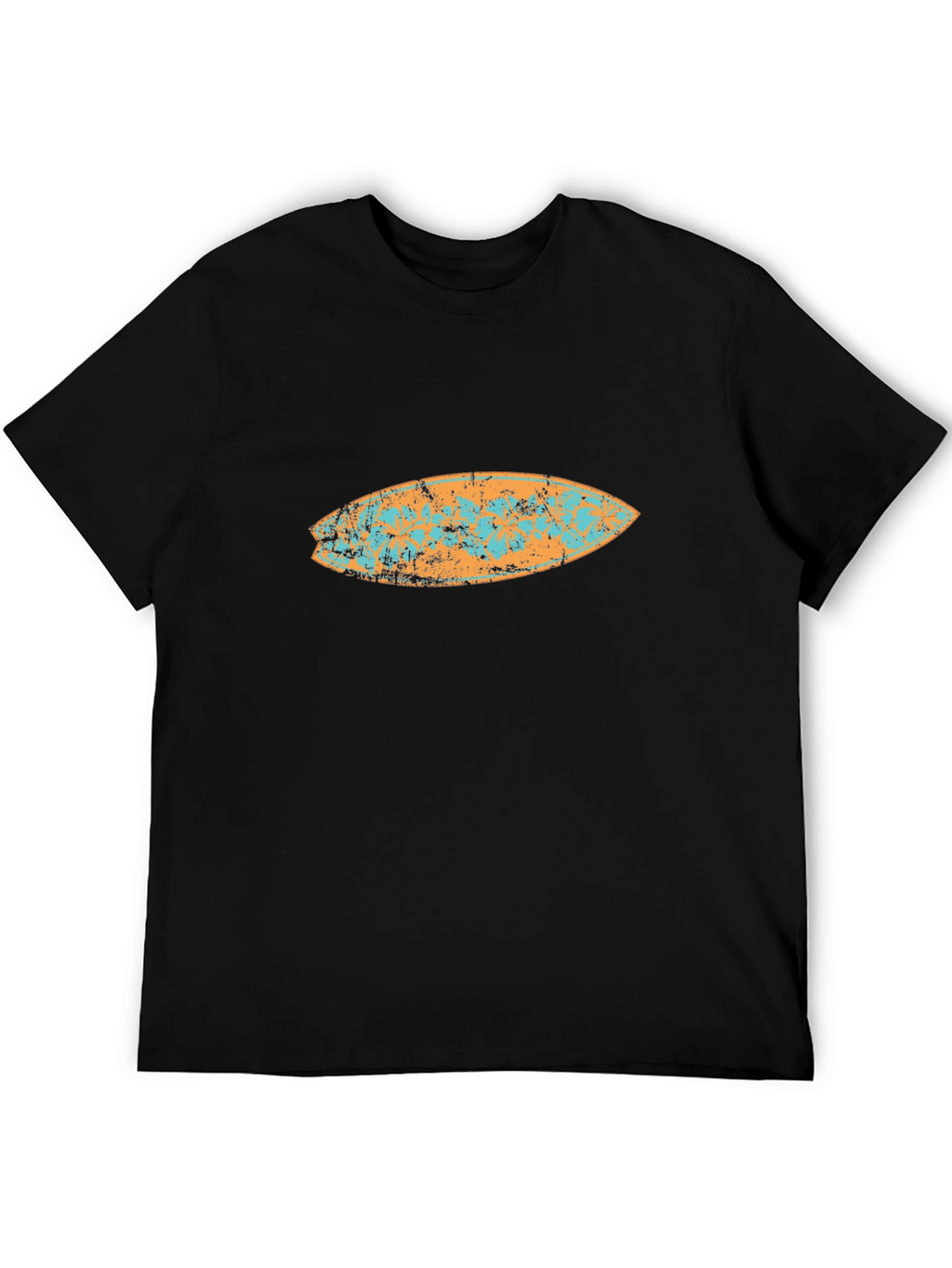 Surfboard Graphic Tee - Black