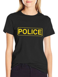 Police Graphic T-Shirt - Bold & Classic Design