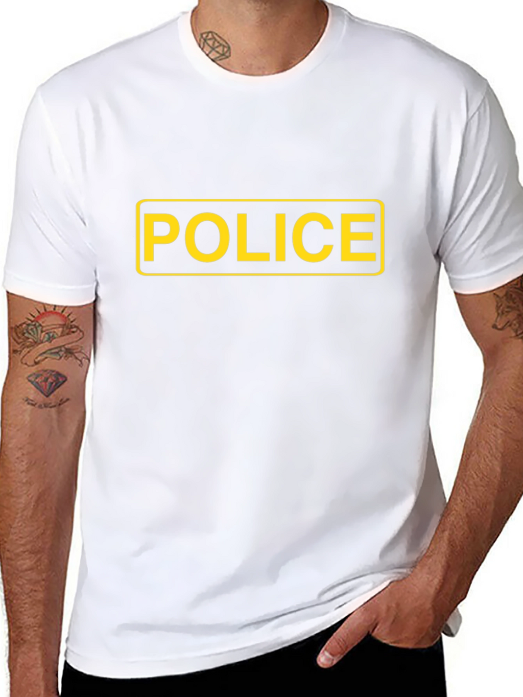 Police Graphic T-Shirt - Bold & Classic Design