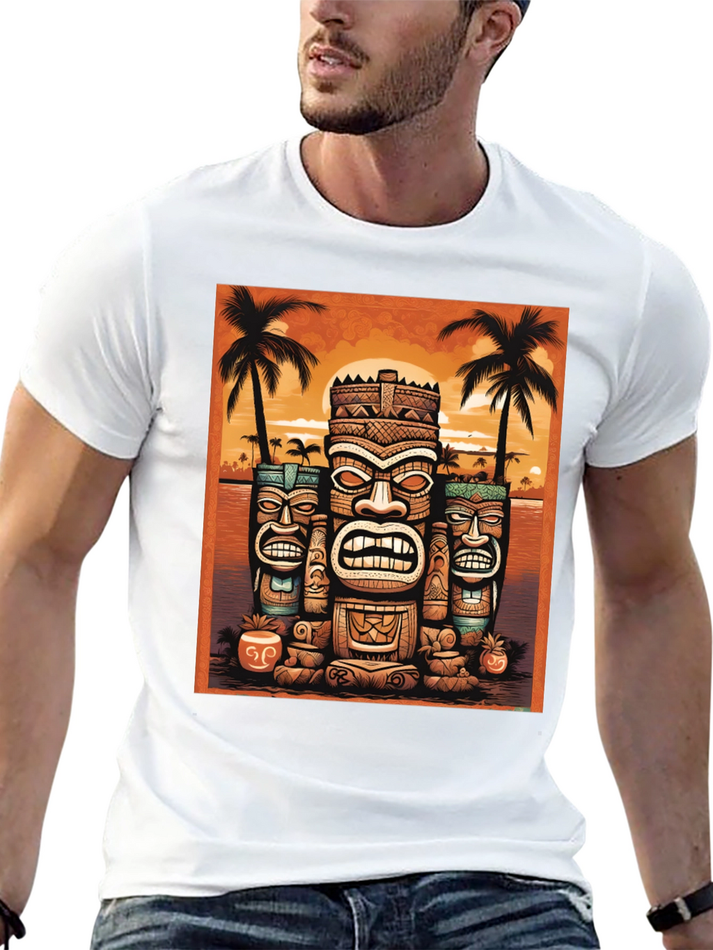 Island Vibe Tiki T-Shirt