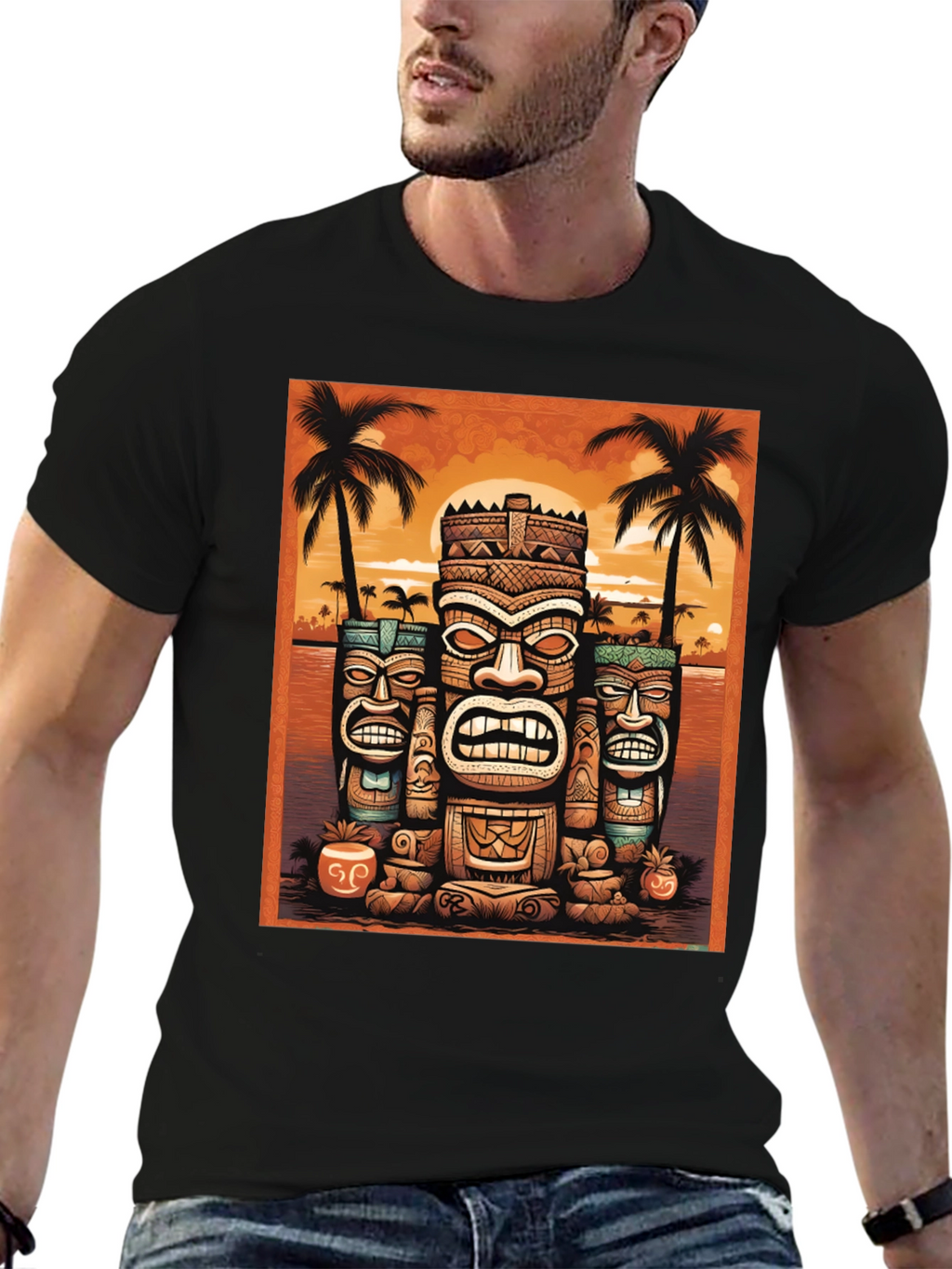 Island Vibe Tiki T-Shirt