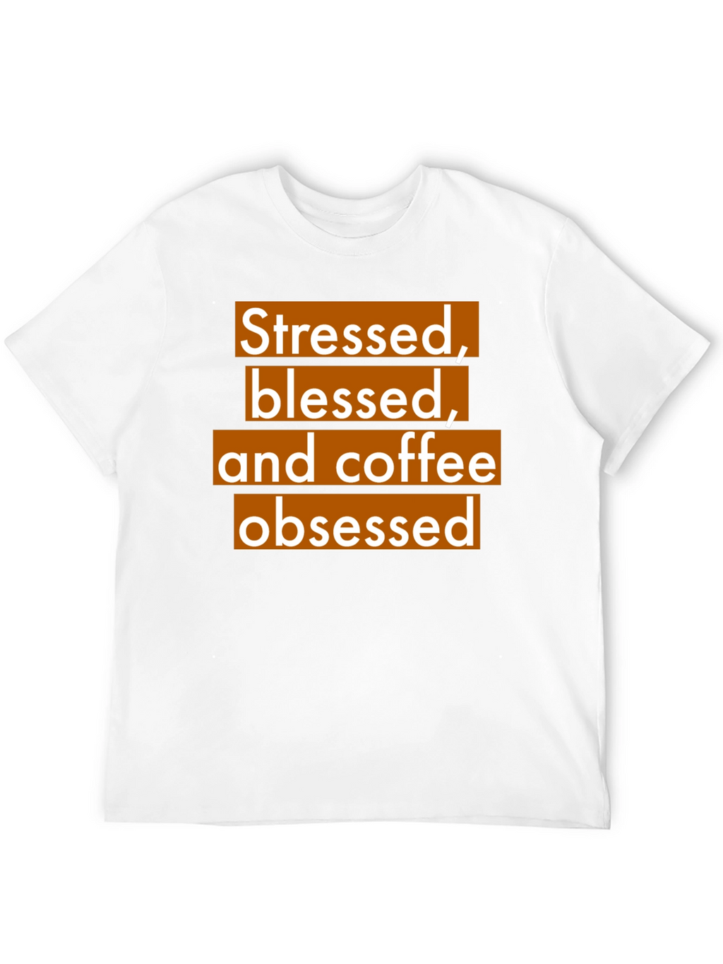 Stressed Blessed & Coffee Obsessed Graphic Tee