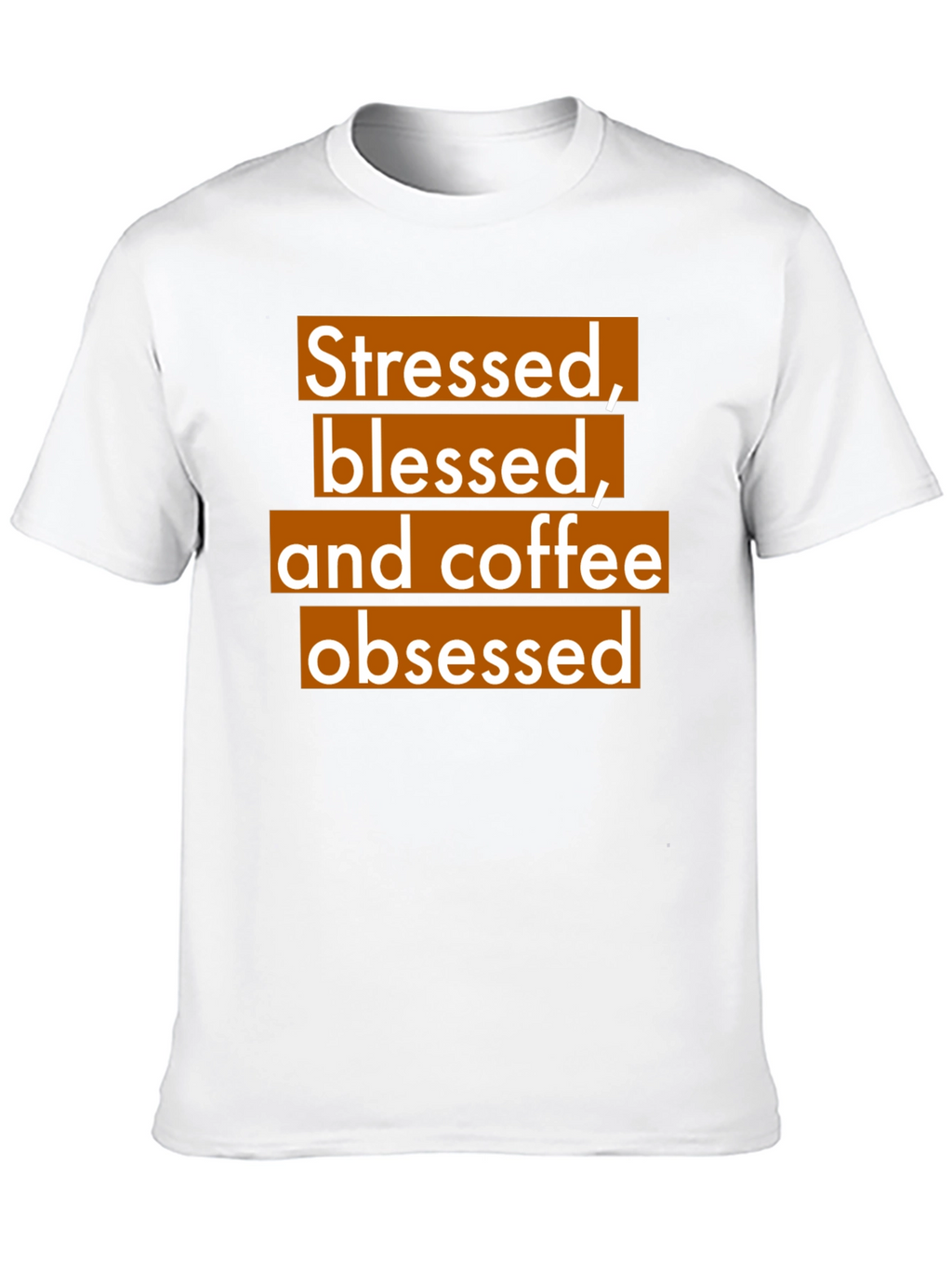 Stressed Blessed & Coffee Obsessed Graphic Tee