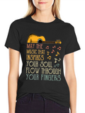 Music Inspiration Graphic Tee - Soulful Design