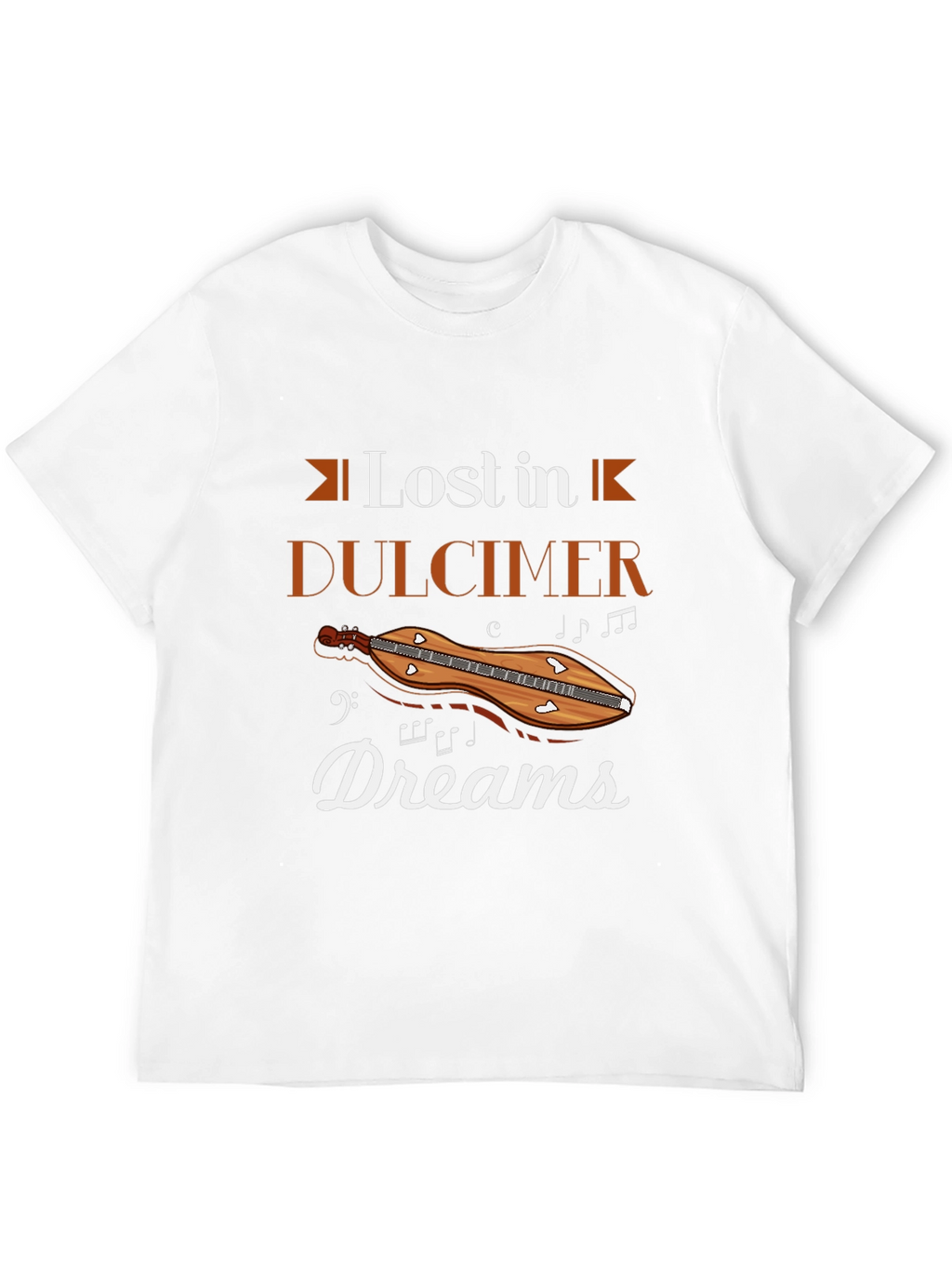 Lost in Dulcimer Dreams Black T-Shirt