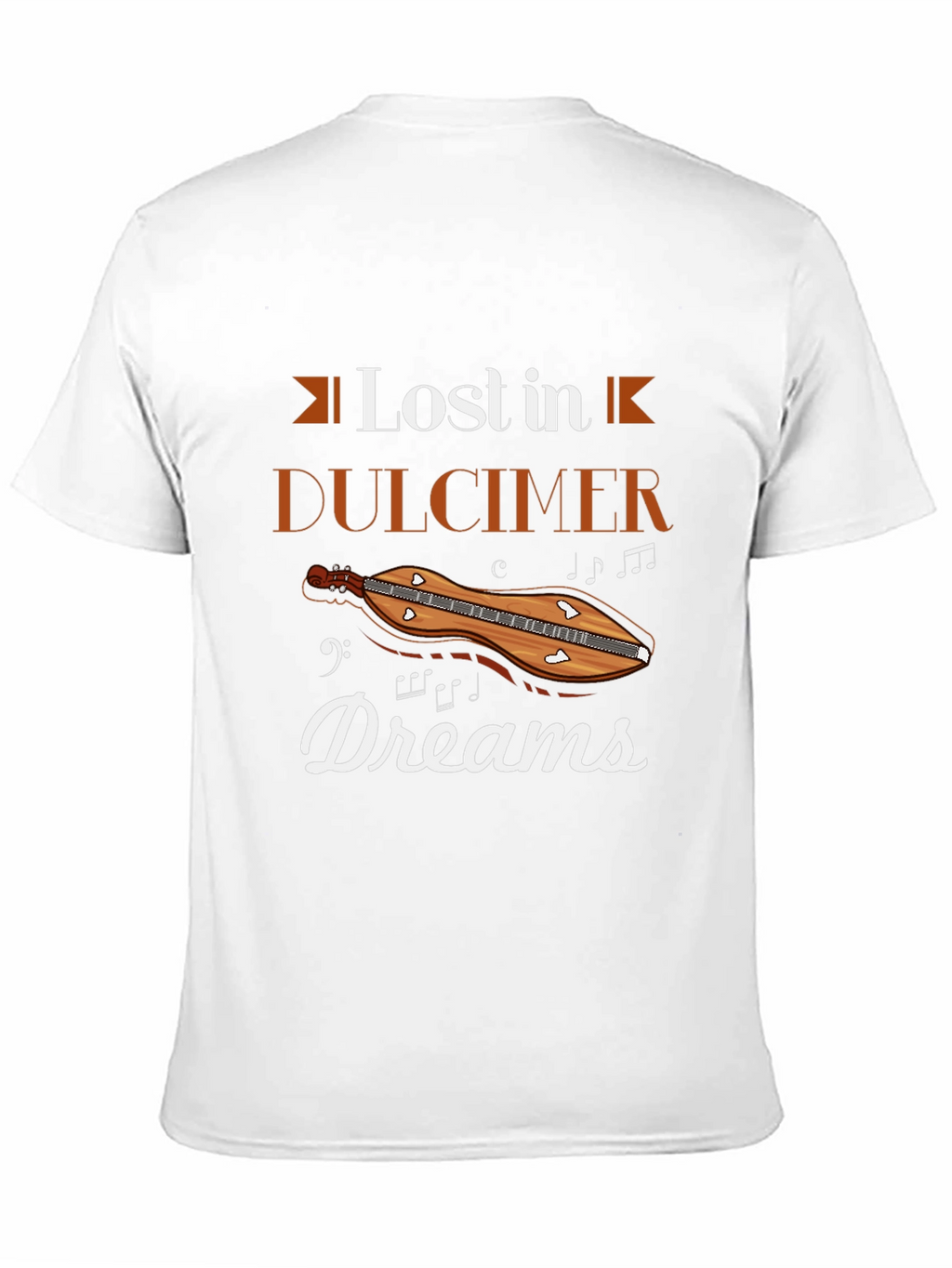 Lost in Dulcimer Dreams Black T-Shirt