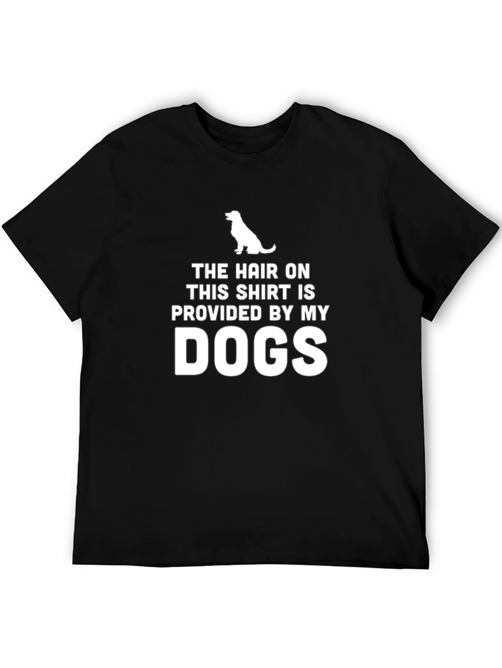Dog Hair T-Shirt - Novelty Pet Owner Tee