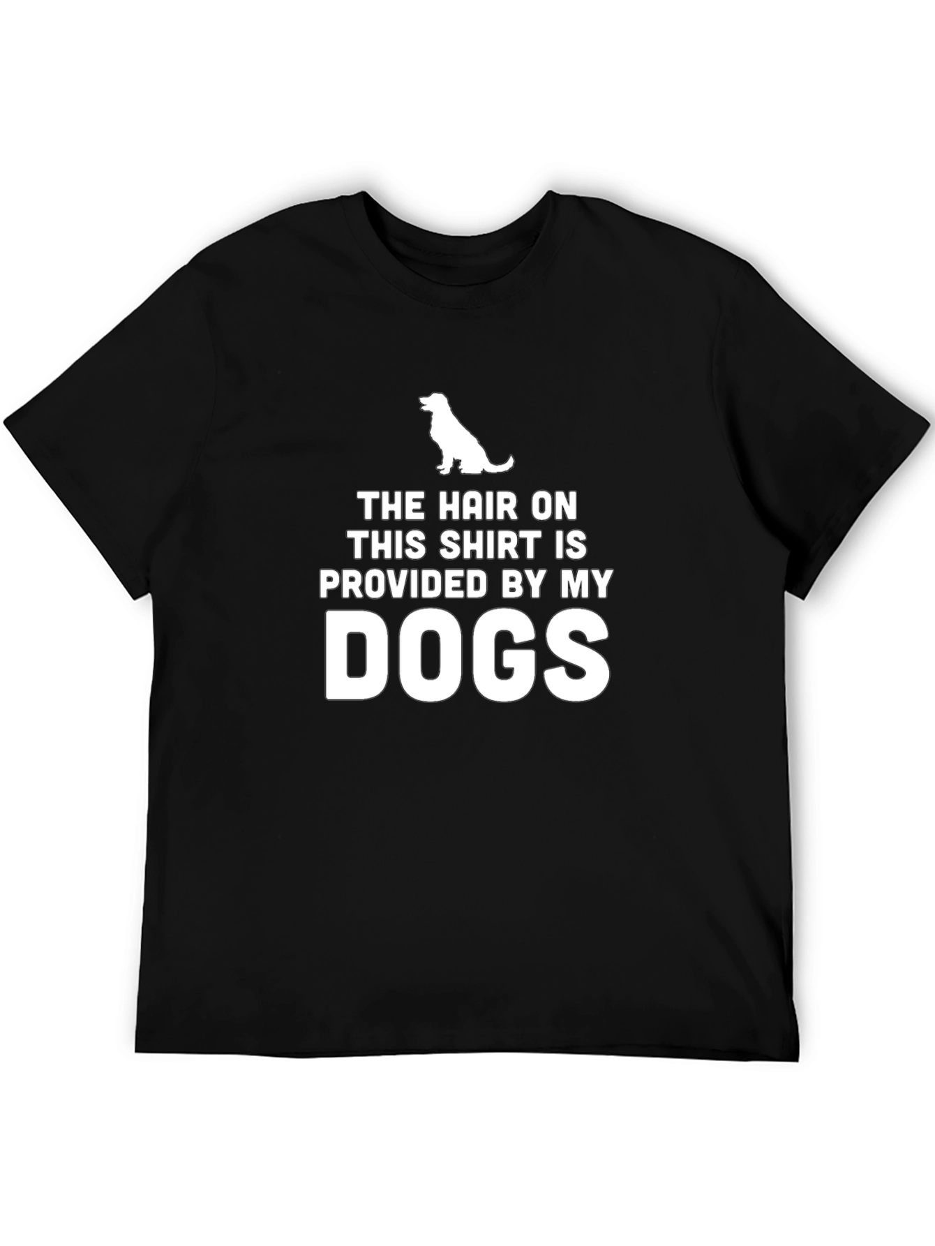 Dog Hair T-Shirt - Novelty Pet Owner Tee