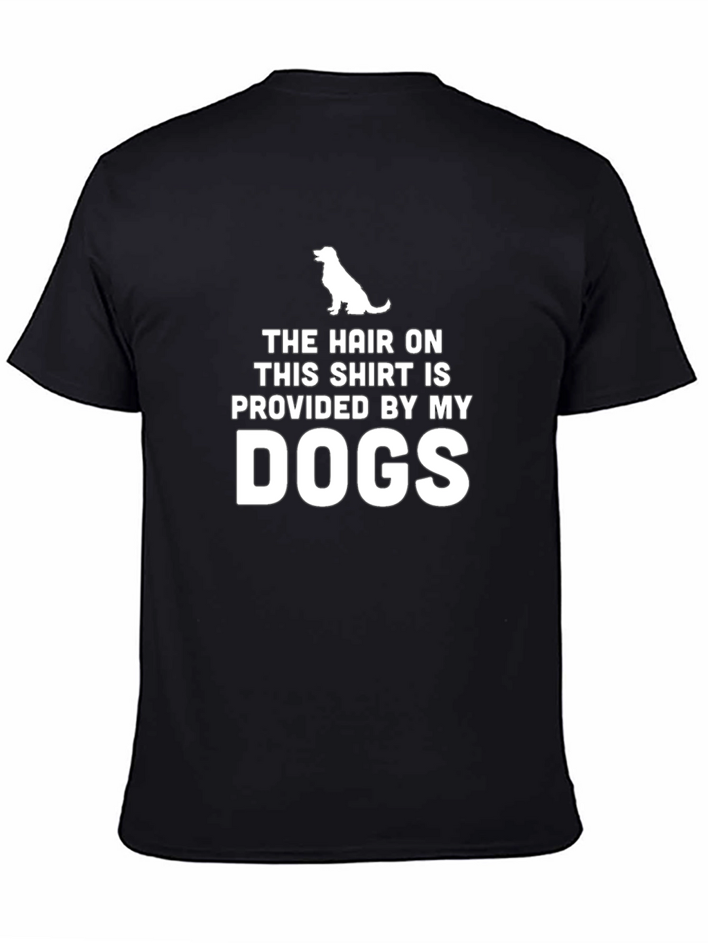 Dog Hair T-Shirt - Novelty Pet Owner Tee