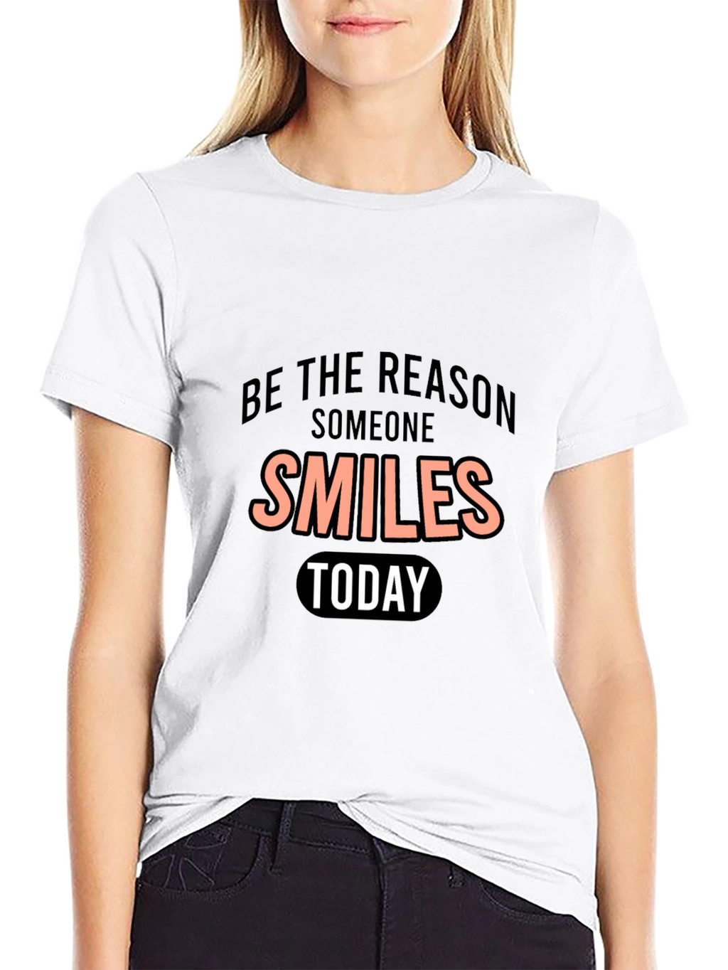 Smiles Today Graphic Tee - Positive Vibes