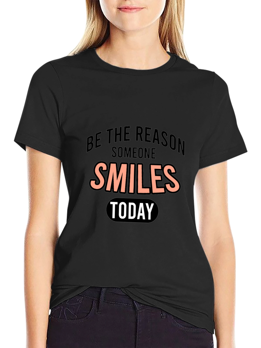 Smiles Today Graphic Tee - Positive Vibes