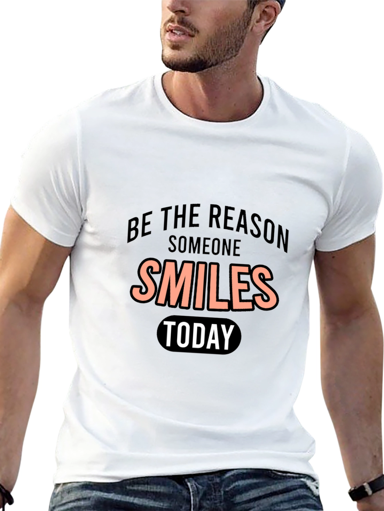 Smiles Today Graphic Tee - Positive Vibes