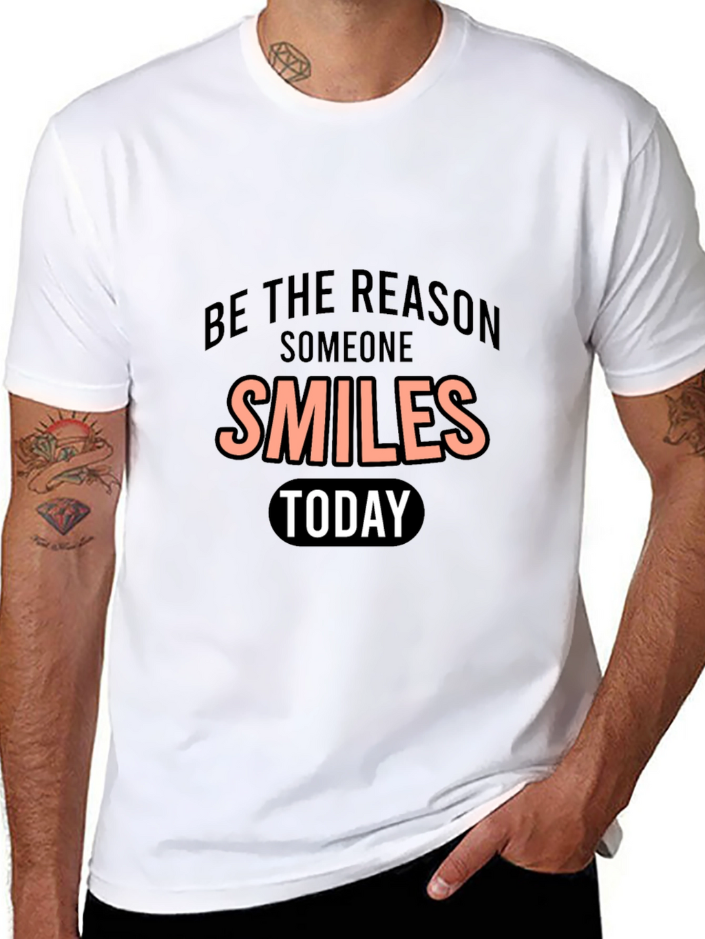 Smiles Today Graphic Tee - Positive Vibes