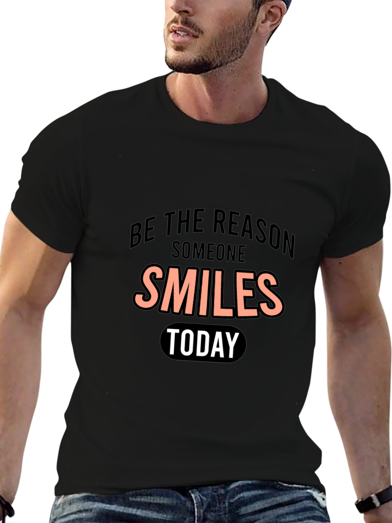 Smiles Today Graphic Tee - Positive Vibes