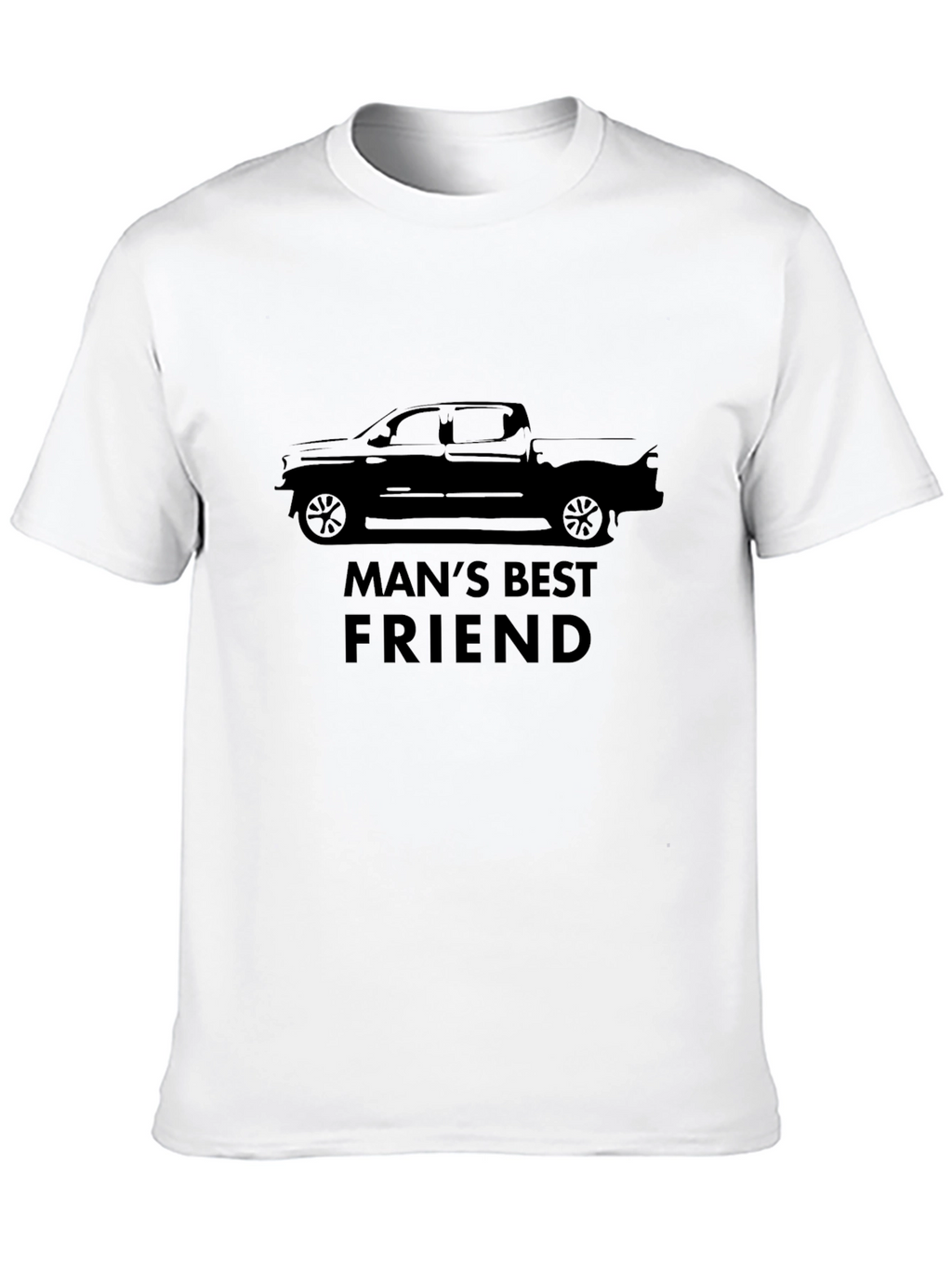 Mans Best Friend Truck Graphic Tee - Black