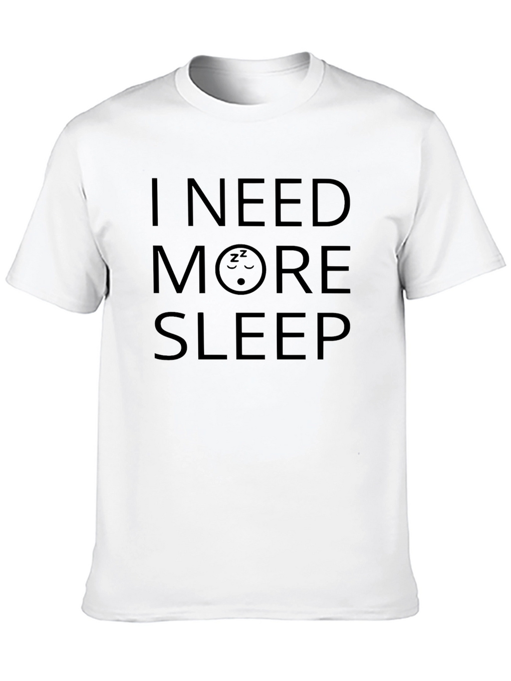 I Need More Sleep Black Graphic Tee
