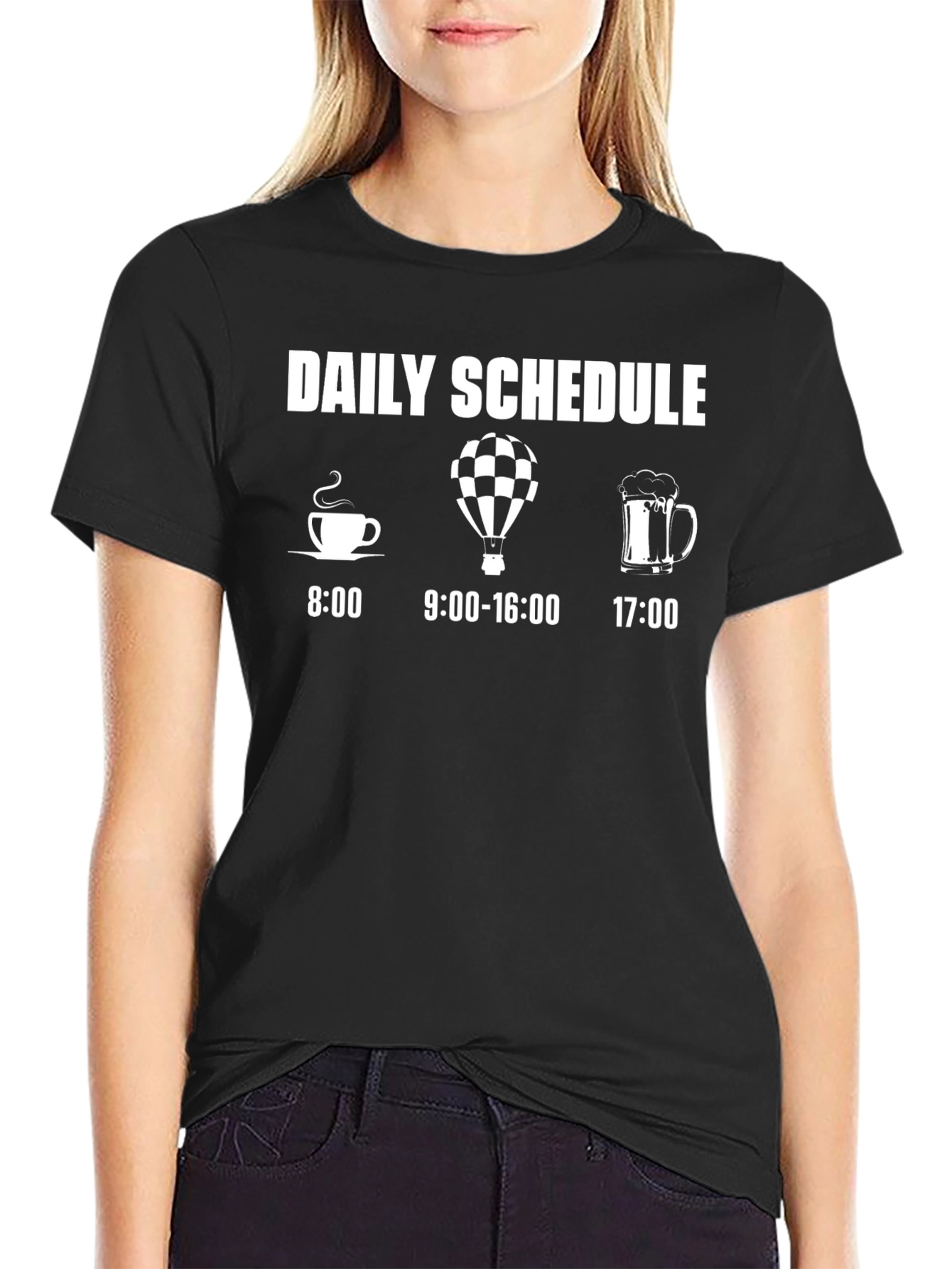 Daily Schedule Hot Air Balloon T-Shirt