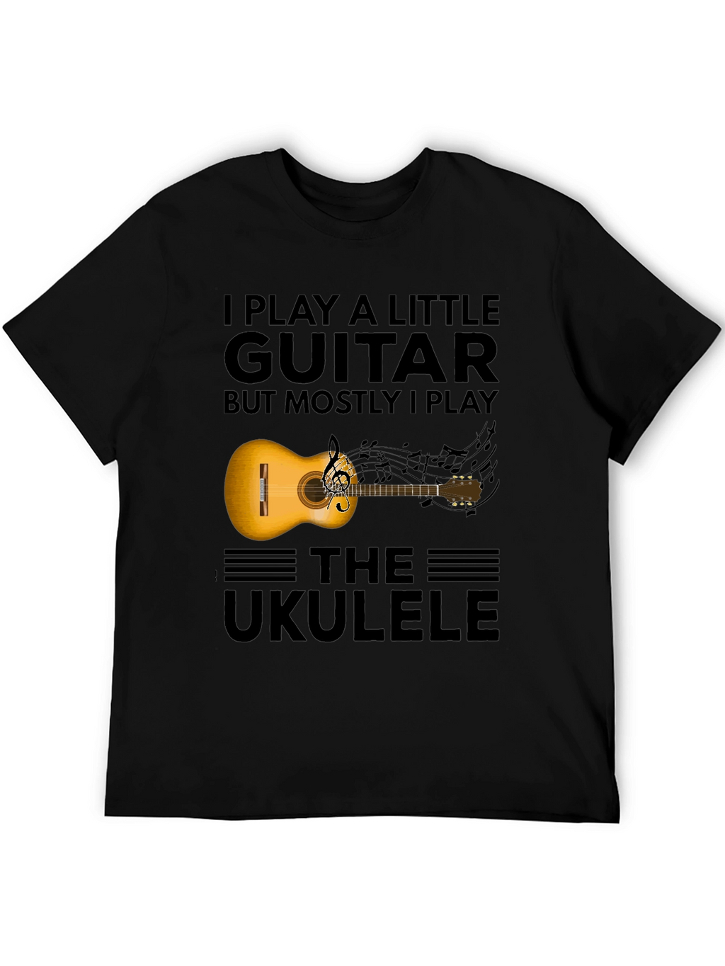 Guitar & Ukulele T-Shirt - Musician Apparel