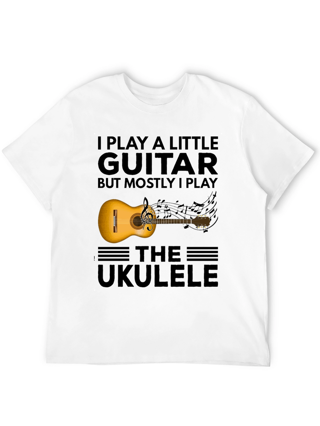 Guitar & Ukulele T-Shirt - Musician Apparel