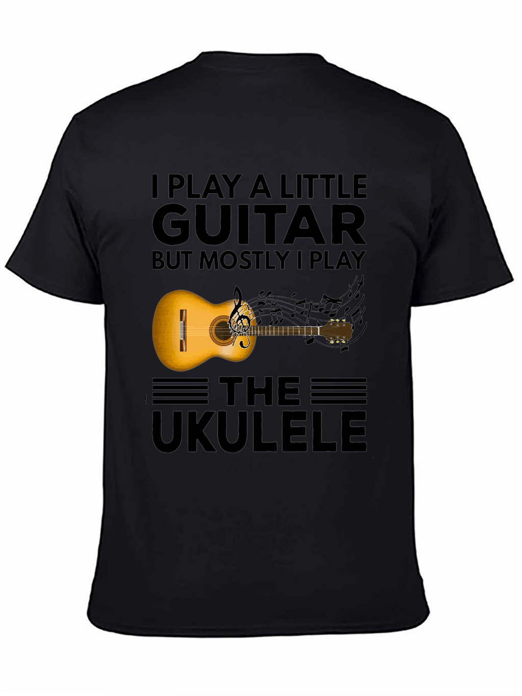 Guitar & Ukulele T-Shirt - Musician Apparel