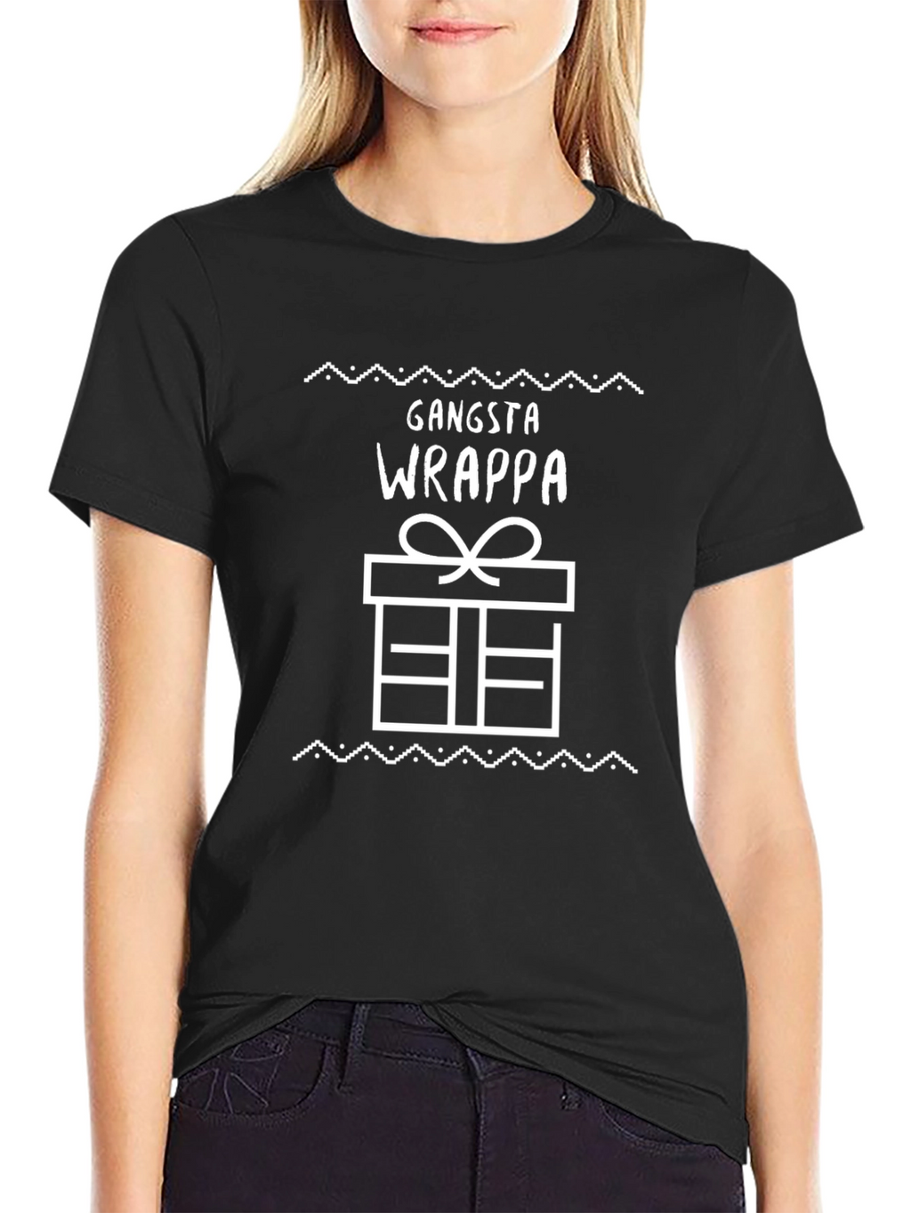 Gangsta Wrappa Graphic Tee - Holiday Gift Shirt
