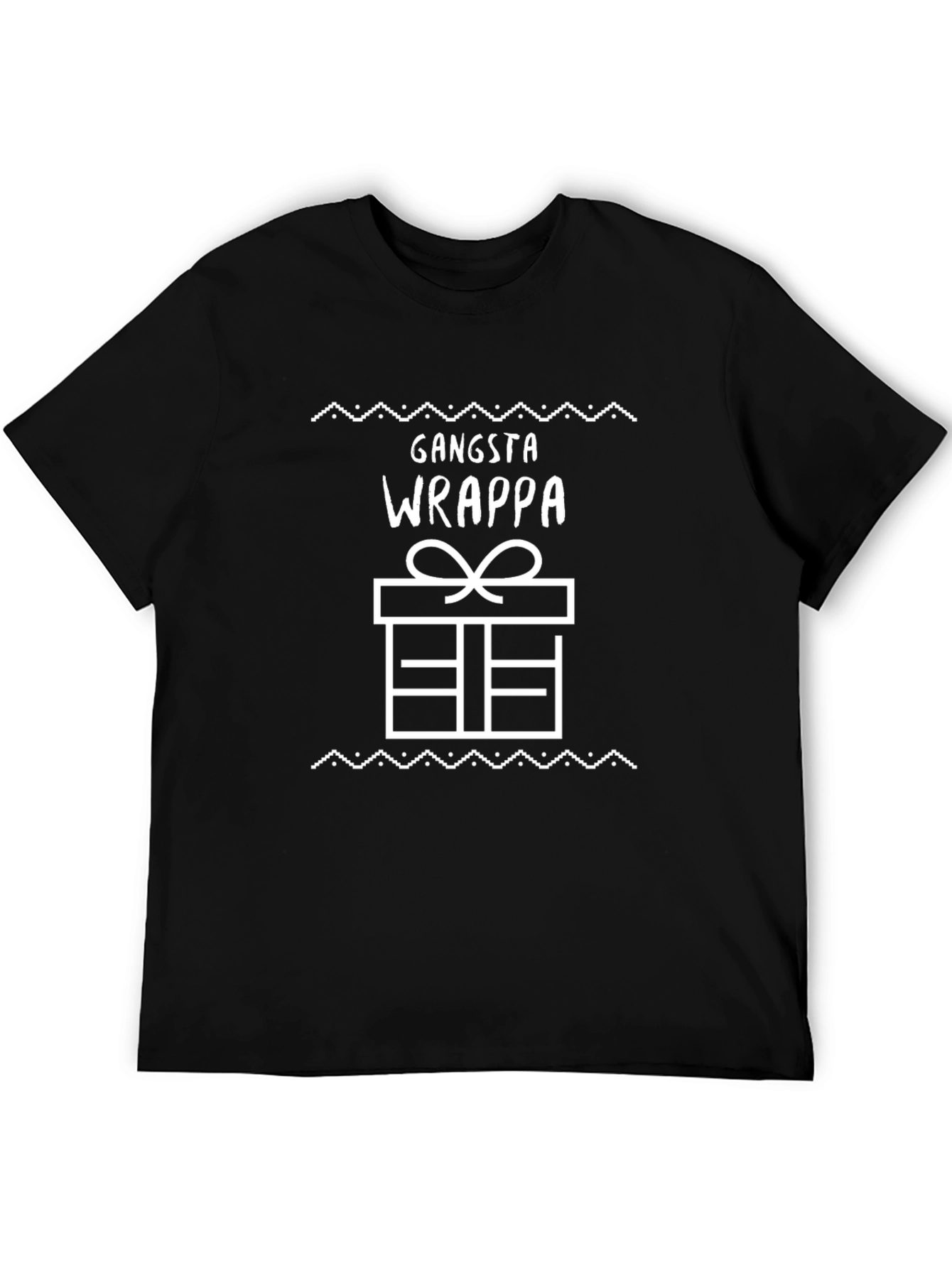 Gangsta Wrappa Graphic Tee - Holiday Gift Shirt