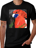 Red Bird Graphic T-Shirt