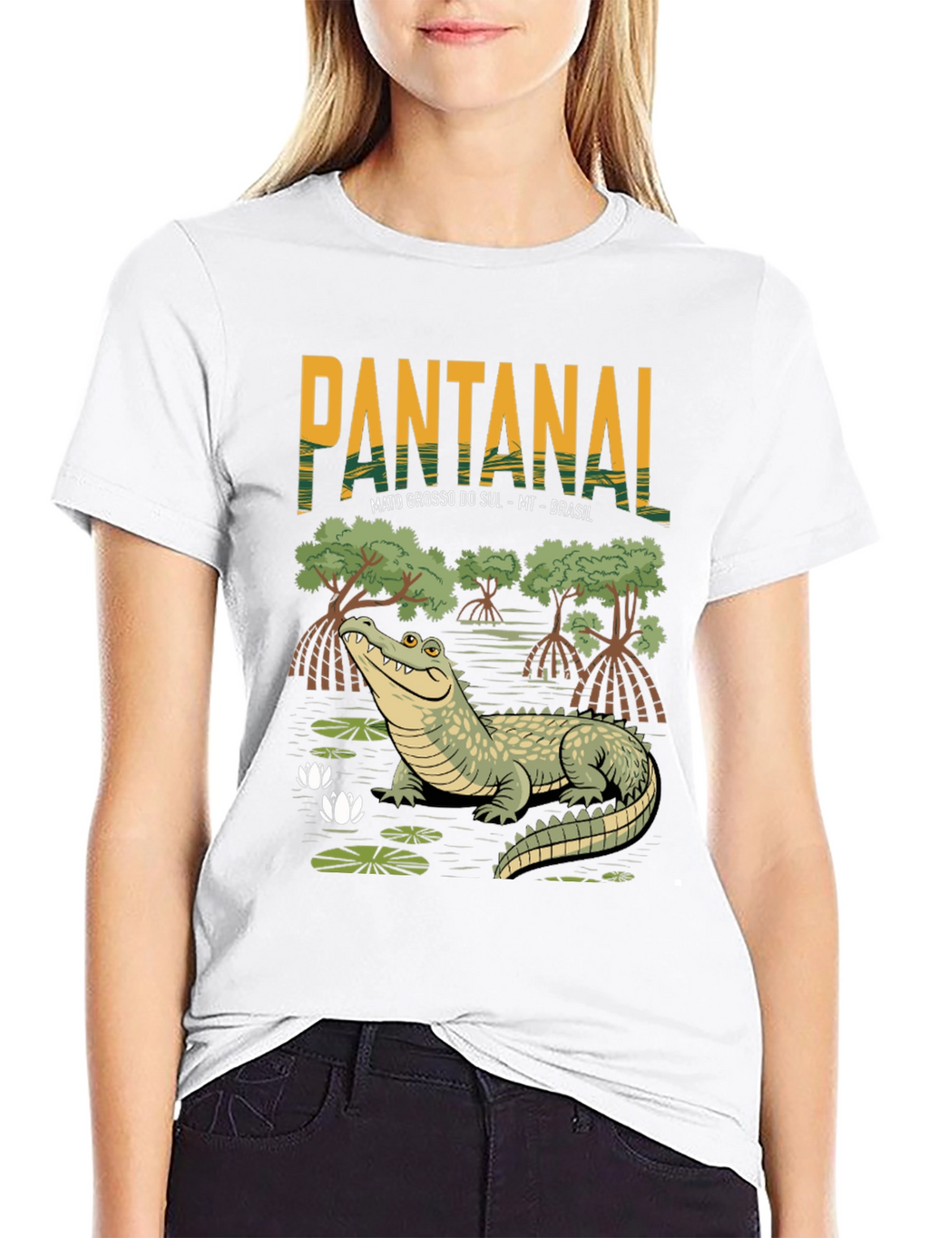 Pantanal Alligator Graphic T-Shirt