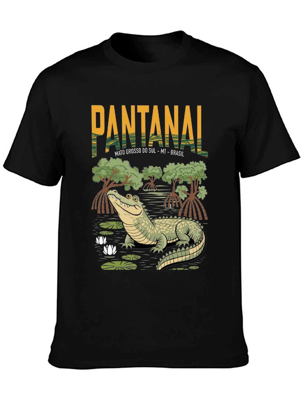 Pantanal Alligator Graphic T-Shirt