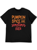 Pumpkin Spice & Sometimes Nice Graphic Tee