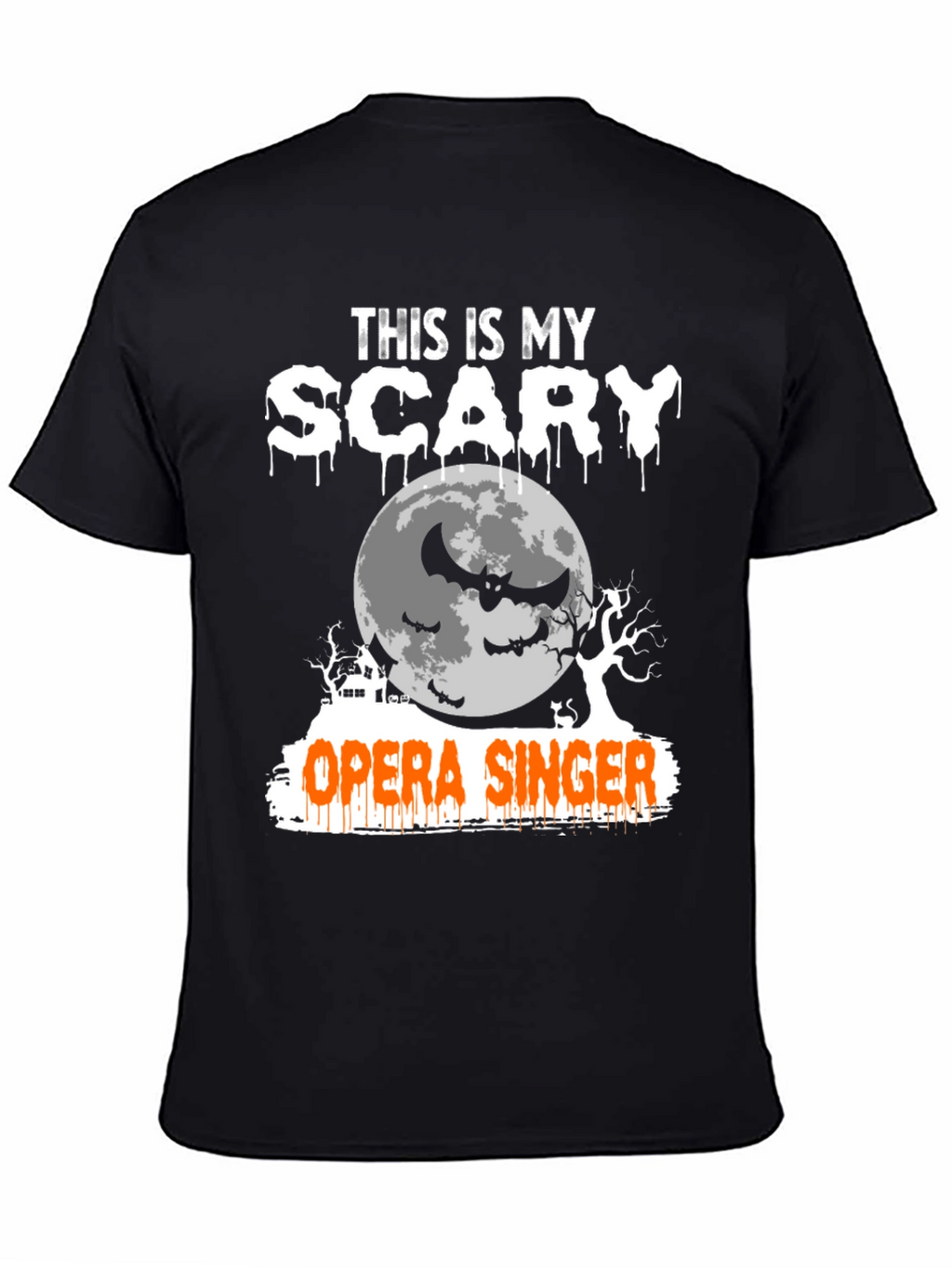 Scary Opera Singer Halloween T-Shirt