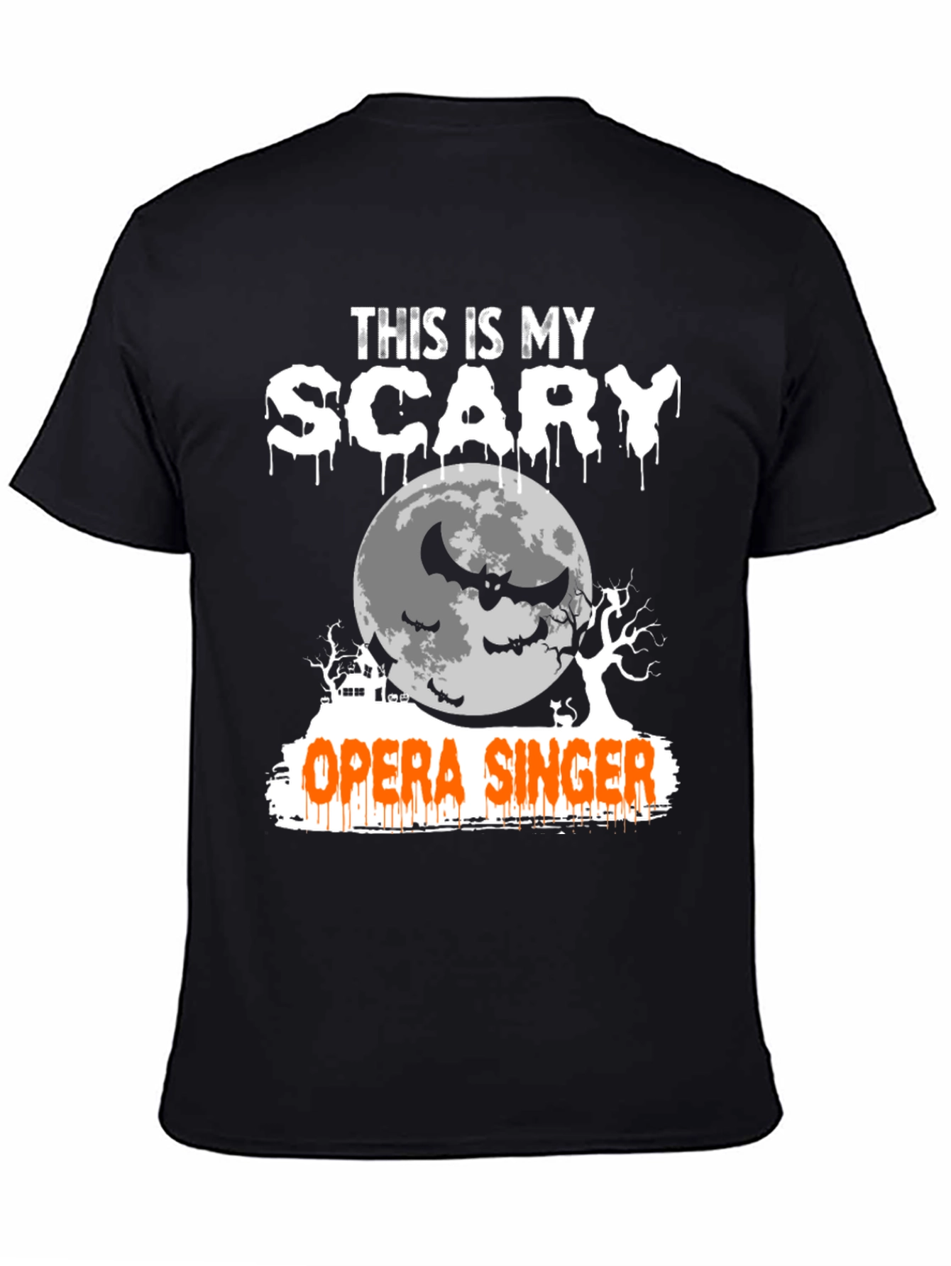 Scary Opera Singer Halloween T-Shirt