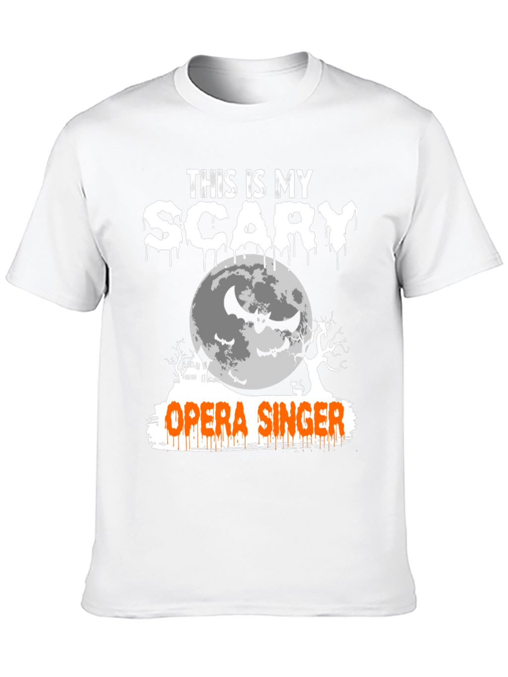 Scary Opera Singer Halloween T-Shirt