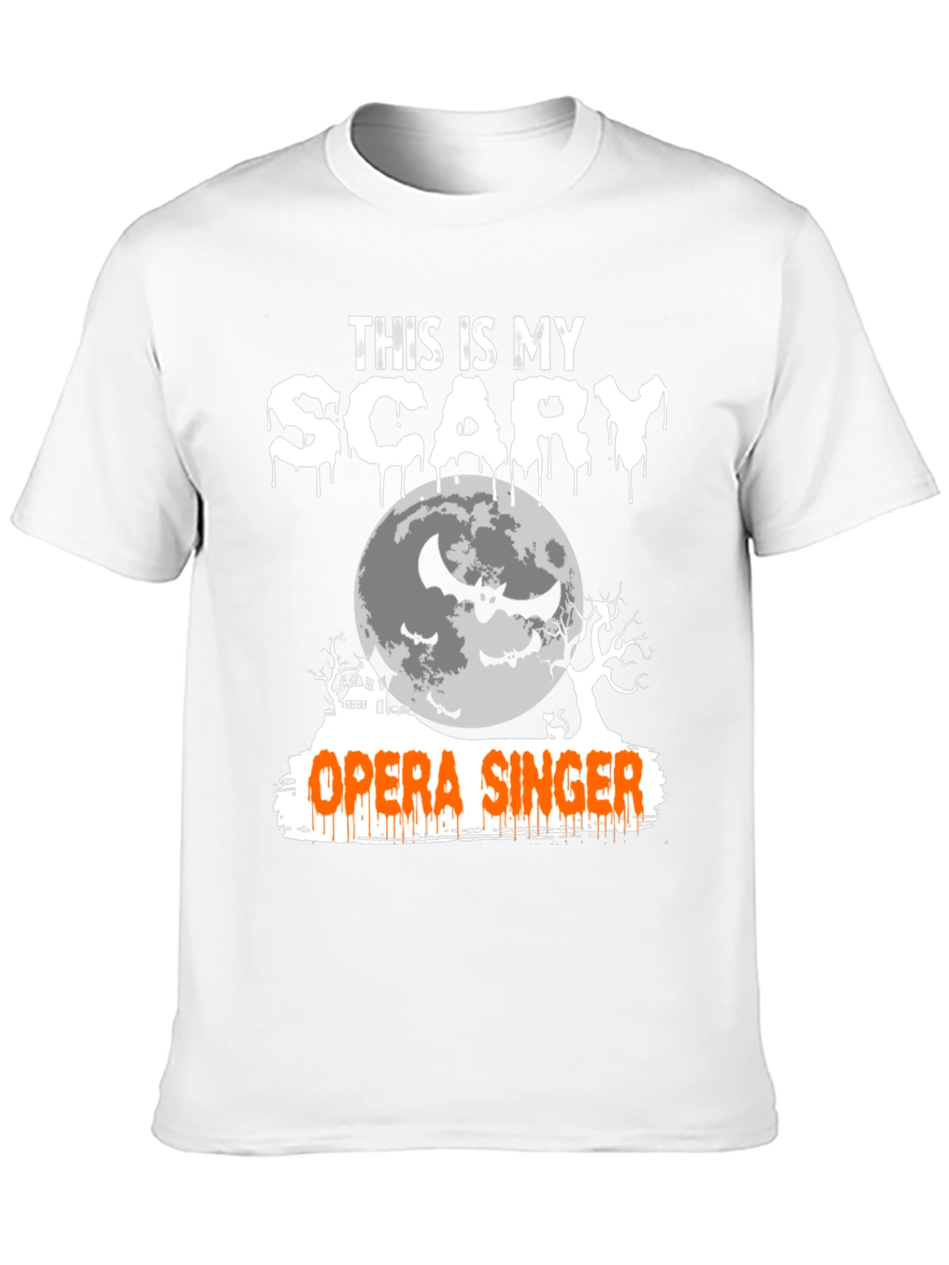 Scary Opera Singer Halloween T-Shirt
