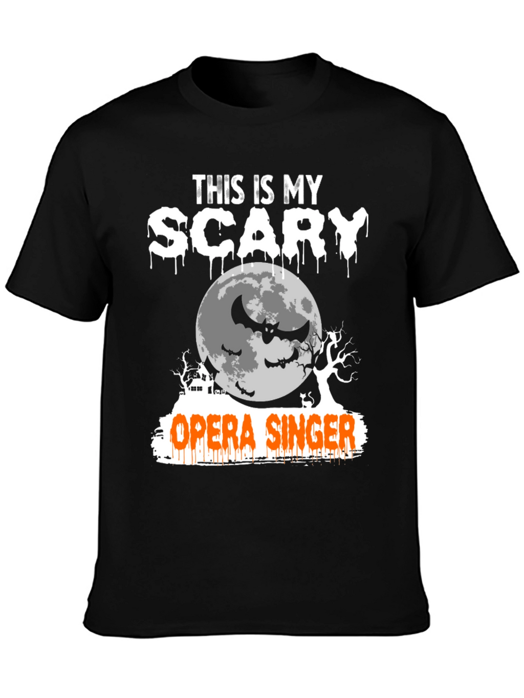 Scary Opera Singer Halloween T-Shirt