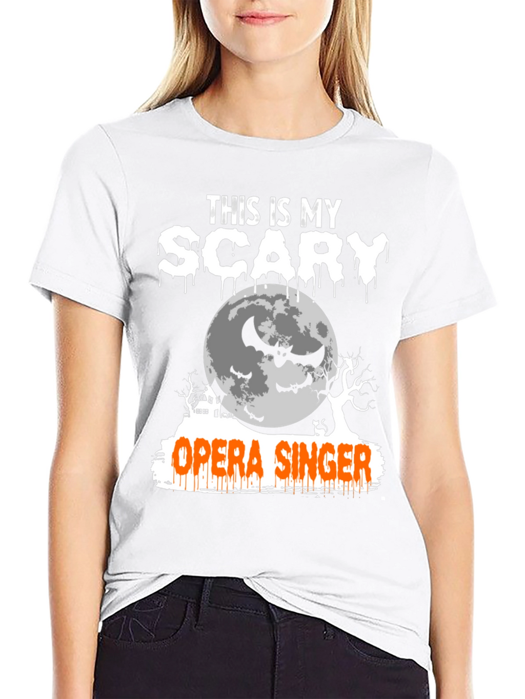 Scary Opera Singer Halloween T-Shirt